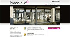 Desktop Screenshot of immo-elle.be